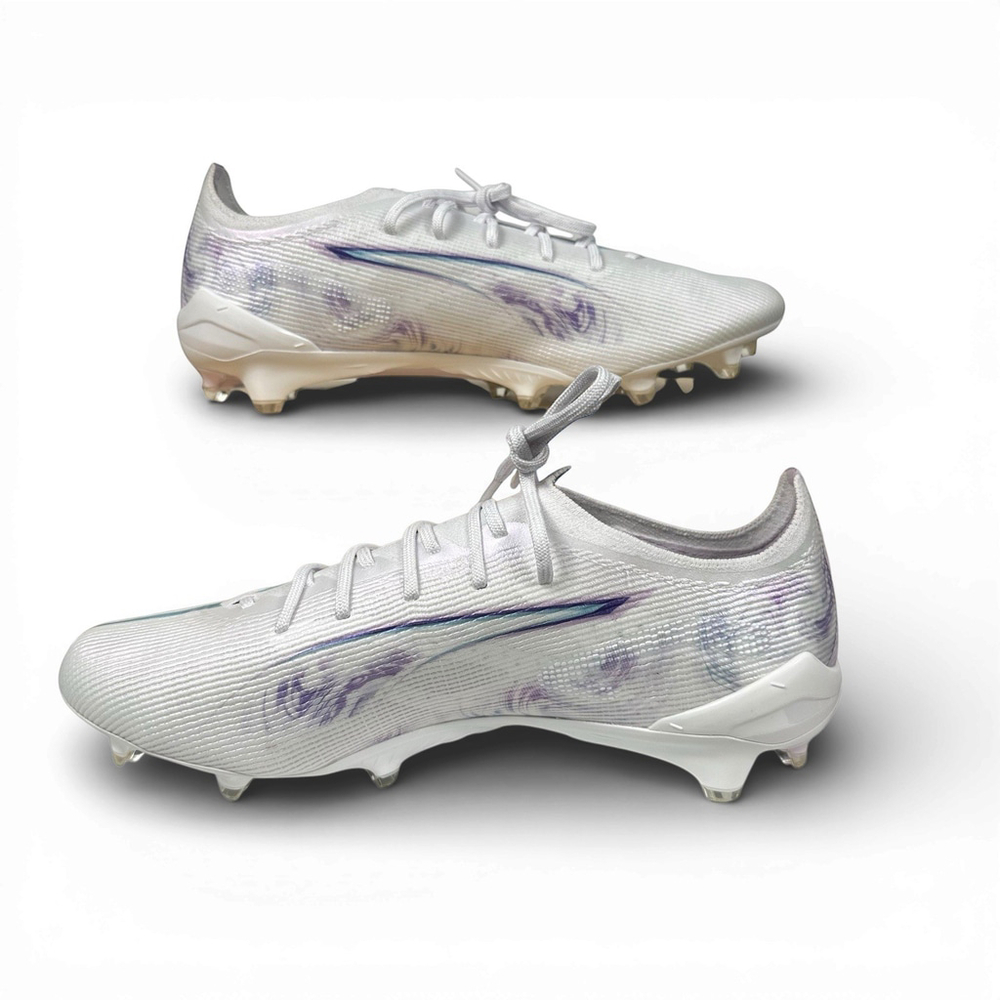 PUMA Ultra 5 Ultimate Brilliance Soccer Cleats White Sneakers Athletic Womens 10 - Picture 3 of 7